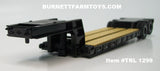 Item #TRL 1299 Black Tandem Axle Rogers Vintage Lowboy Trailer with Detachable Neck - 1/64 Scale - DCP by First Gear