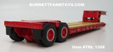 Item #TRL 1308 Red Tandem Axle Rogers Vintage Lowboy Trailer with Detachable Neck - 1/64 Scale - DCP by First Gear