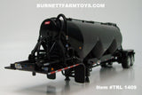 Item #TRL 1409 Black Tandem Axle Heil 3-Bay Pneumatic Tanker Trailer - 1/64 Scale - DCP by First Gear