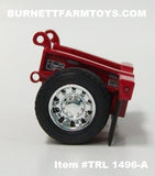 Item #TRL 1496-A Red Fontaine Flip Axle - 1/64 Scale - DCP by First Gear