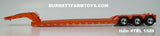 Item #TRL 1549 Orange Tri-Axle Talbert Lowboy Trailer with Detachable Neck - 1/64 Scale - DCP by First Gear