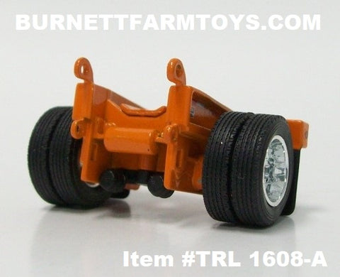 Item #TRL 1608-A Dark Orange Fontaine Flip Axle - 1/64 Scale - DCP by First Gear