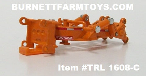 Item #TRL 1608-C Dark Orange Fontaine Spreader - 1/64 Scale - DCP by First Gear