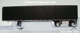 Item #TRL 1611 Black Tarp Spread Axle Utility Roll Tarp Flatbed Trailer - 1/64 Scale – DCP by First Gear