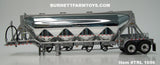 Item #TRL 1696 Chrome Silver Tandem Axle 4-bay J and L Pneumatic Tanker Trailer - 1/64 Scale – DCP by First Gear