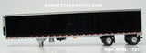 Item #TRL 1730 Black Sided Silver Trim Silver Frame Spread Axle 53-foot Utility Refrigerated Trailer with Thermo King Refrigerator - 1/64 Scale – DCP by First Gear