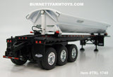 Item #TRL 1748 White Black Frame Tri-Axle SmithCo Side Dump Trailer - 1/64 Scale – DCP by First Gear