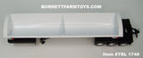 Item #TRL 1748 White Black Frame Tri-Axle SmithCo Side Dump Trailer - 1/64 Scale – DCP by First Gear