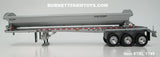 Item #TRL 1749 Silver Metallic Tri-Axle SmithCo Side Dump Trailer - 1/64 Scale – DCP by First Gear