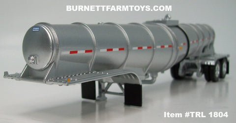 Item #TRL 1804 Silver Tandem Axle Polar Deep Drop Tank Trailer - 1/64 Scale – DCP by First Gear