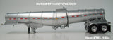 Item #TRL 1804 Silver Tandem Axle Polar Deep Drop Tank Trailer - 1/64 Scale – DCP by First Gear