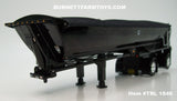 Item #TRL 1846 All Black Spread Axle MAC Half Round Dump Trailer - 1/64 Scale – DCP by First Gear