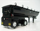 Item #TRL 1846 All Black Spread Axle MAC Half Round Dump Trailer - 1/64 Scale – DCP by First Gear