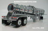 Item #TRL 2006 Chrome Silver Tandem Axle Polar Deep Drop Tanker Trailer - 1/64 Scale – DCP by First Gear