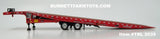 Item #60-2035 Red Tandem Axle Landoll 440 Series Traveling Slide Axle Flatbed Trailer - 1/64 Scale – DCP by First Gear