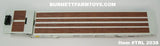 Item #TRL 2038 White Tandem Axle Landoll 440 Series Traveling Slide Axle Flatbed Trailer - 1/64 Scale – DCP by First Gear