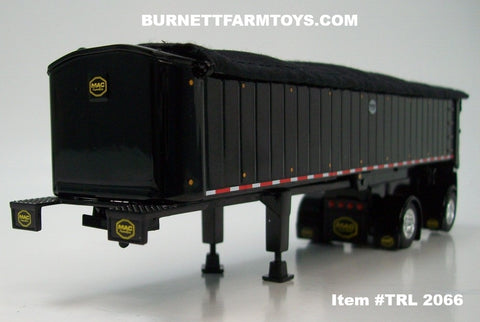 Item #TRL 2066 All Black Spread Axle MAC Frameless Coal Dump Trailer - 1/64 Scale – DCP by First Gear