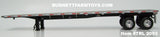 Item #TRL 2093 Silver Black Frame Tandem Axle Utility Flatbed Trailer - 1/64 Scale – DCP by First Gear