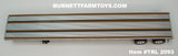 Item #TRL 2093 Silver Black Frame Tandem Axle Utility Flatbed Trailer - 1/64 Scale – DCP by First Gear