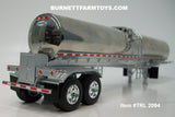 Item #TRL 2094 Polished Silver Tandem Axle Walker Milk Tanker Trailer - 1/64 Scale – DCP by First Gear