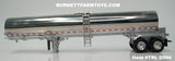 Item #TRL 2094 Polished Silver Tandem Axle Walker Sanitary Food Grade Tanker Trailer - 1/64 Scale – DCP by First Gear