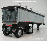 Item #TRL 2099 Chrome Sided Black Tarp Black Frame Spread Axle MAC Coal Dump Trailer - 1/64 Scale – DCP by First Gear