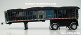 Item #TRL 2099 Chrome Sided Black Tarp Black Frame Spread Axle MAC Coal Dump Trailer - 1/64 Scale – DCP by First Gear