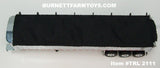 Item #TRL 2111 Chrome Sided Black Tarp Black Frame Tri-Axle MAC Coal Dump Trailer - 1/64 Scale – DCP by First Gear