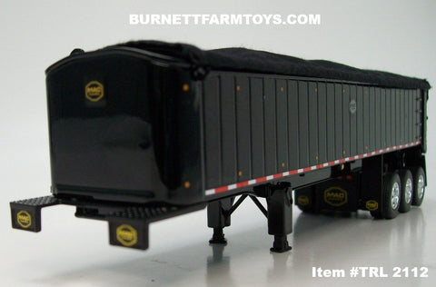 Item #TRL 2112 All Black Tri-Axle MAC Coal Dump Trailer - 1/64 Scale – DCP by First Gear