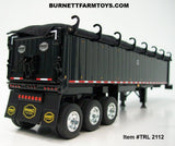 Item #TRL 2112 All Black Tri-Axle MAC Coal Dump Trailer - 1/64 Scale – DCP by First Gear