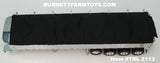 Item #TRL 2113 Chrome Sided Black Tarp Silver Frame Quad Axle MAC Coal Dump Trailer - 1/64 Scale – DCP by First Gear