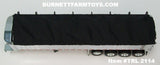 Item #TRL 2114 Chrome Sided Black Tarp Black Frame Quad Axle MAC Coal Dump Trailer - 1/64 Scale – DCP by First Gear