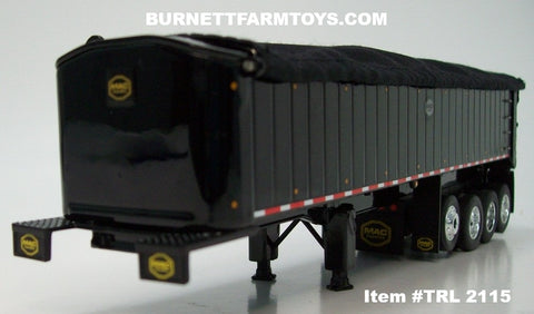 Item #TRL 2115 All Black Quad Axle MAC Coal Dump Trailer - 1/64 Scale – DCP by First Gear