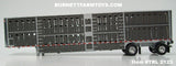 Item #TRL 2123 Dark Gray Silver Trim Spread Axle Wilson Silver Star Livestock Trailer - 1/64 Scale – DCP by First Gear