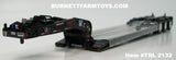 Item #TRL 2132 Black Tri-Axle Heavy Haul Fontaine Magnitude Lowboy Trailer with Detachable Neck - 1/64 Scale – DCP by First Gear