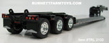 Item #TRL 2132 Black Tri-Axle Heavy Haul Fontaine Magnitude Lowboy Trailer with Detachable Neck - 1/64 Scale – DCP by First Gear