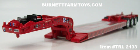 Item #TRL 2133 Red Tri-Axle Fontaine Magnitude Lowboy Trailer - 1/64 Scale – DCP by First Gear