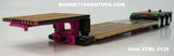 Item #TRL 2139 Loewen Farms Black Pink Tandem Axle Fontaine Renegade Machinery Trailer with Flip Axle and Detachable Neck - 1/64 Scale – DCP by First Gear