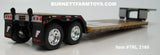 Item #TRL 2160 Black Tandem Axle Fontaine Renegade Machinery Trailer - 1/64 Scale – DCP by First Gear