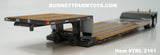 Item #TRL 2161 Gun Metal Gray Tandem Axle Fontaine Renegade Machinery Trailer - 1/64 Scale – DCP by First Gear