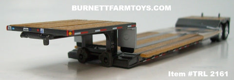 Item #TRL 2161 Gun Metal Gray Tandem Axle Fontaine Renegade Machinery Trailer - 1/64 Scale – DCP by First Gear