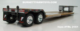 Item #TRL 2161 Gun Metal Gray Tandem Axle Fontaine Renegade Machinery Trailer - 1/64 Scale – DCP by First Gear
