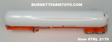 Item #TRL 2179 White Orange Tandem Axle Mississippi LPG Anhydrous Ammonia Tanker Trailer - 1/64 Scale – DCP by First Gear