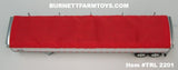 Item #TRL 2201 White High Sided Red Tarp Silver Frame Tandem Axle Wilson 43-foot Pacesetter Hopper Bottom Grain Trailer - 1/64 Scale – DCP by First Gear