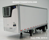Item #TRL 2210-C White Silver Trim Black Frame Single Axle Wabash DuraPlate Carrier Refrigerated Pup Trailer - 1/64 Scale – DCP by First Gear