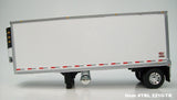 Item #TRL 2210-TK White Silver Trim Black Frame Single Axle Wabash DuraPlate Thermo King Refrigerated Pup Trailer - 1/64 Scale – DCP by First Gear