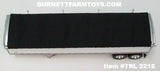 Item #TRL 2218 White Sided Black Tarp Silver Frame Wilson Pacesetter 34-foot Hopper Bottom Grain Trailer - 1/64 Scale – DCP by First Gear