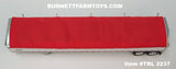 Item #TRL 2237 White Sided Red Tarp Silver Frame Tandem Axle Wilson Pacesetter 43-foot Hopper Bottom Grain Trailer - 1/64 Scale – DCP by First Gear