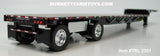 Item #TRL 2351 Silver Deck Black Frame Spread Axle Transcraft Eagle Stepdeck Trailer - 1/64 Scale – DCP by First Gear