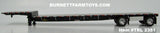 Item #TRL 2351 Silver Deck Black Frame Spread Axle Transcraft Eagle Stepdeck Trailer - 1/64 Scale – DCP by First Gear